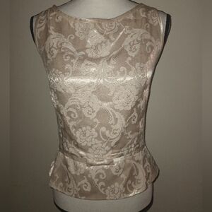 Jessica Howard Cream Floral Vintage Blouse L/12